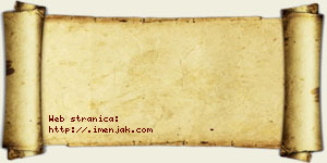 Irena Čokov vizit kartica